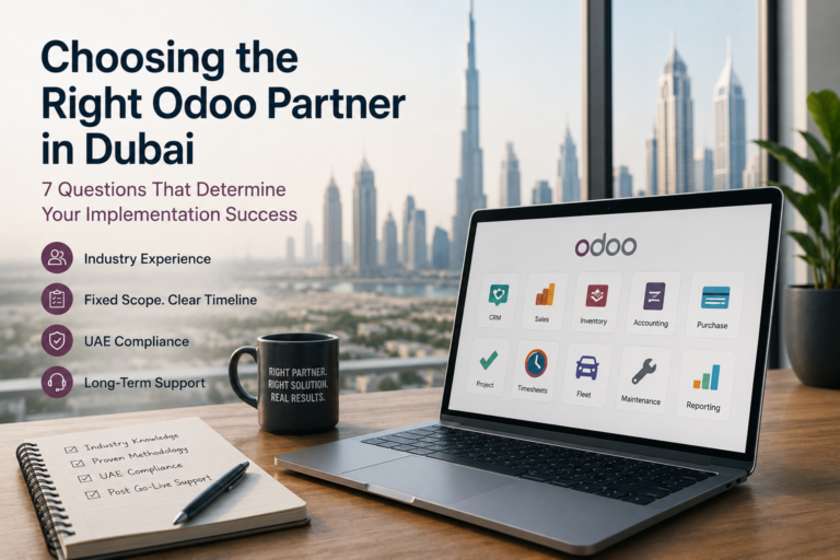 Choosing the right Odoo partner in Dubai for UAE business implementation